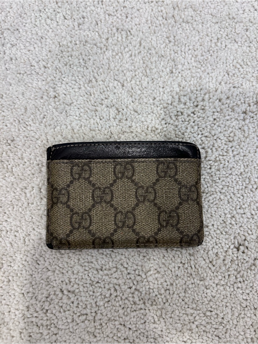 Gucci Brown Monogram Card Case